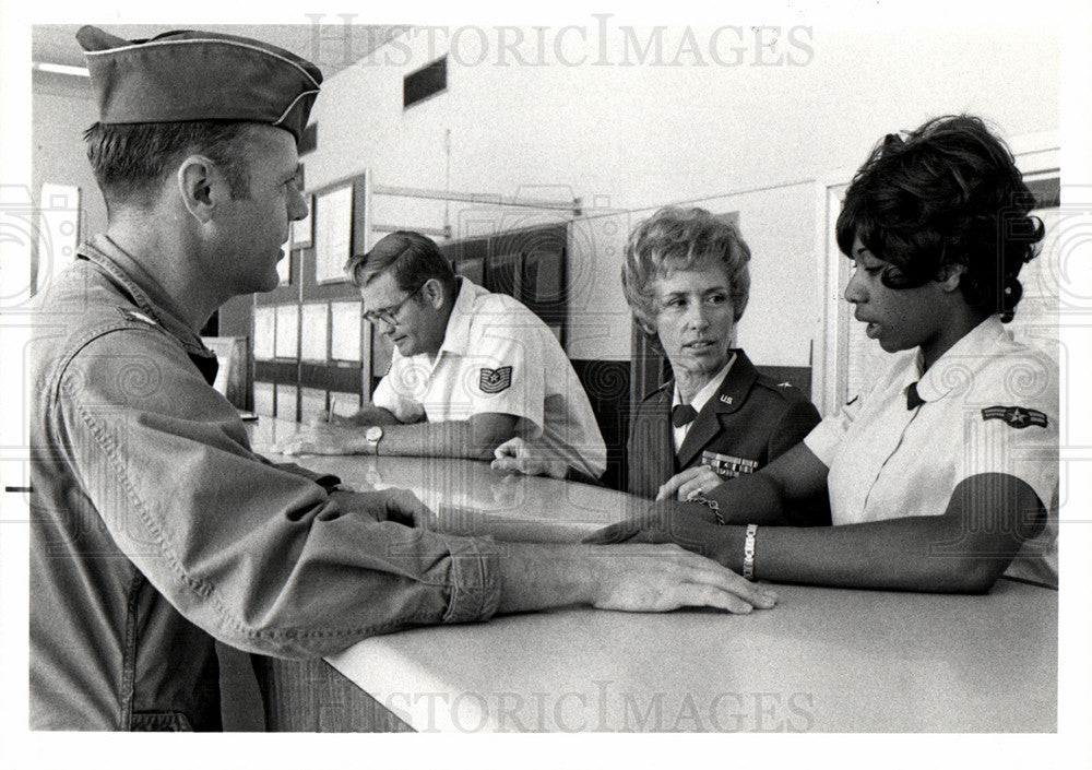 1971 Press Photo  Jeanne M. Holm US Military - Historic Images