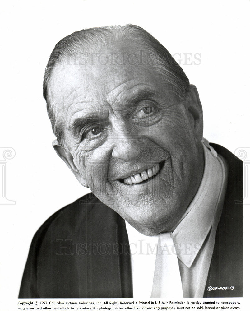 1971 Press Photo Stanley Holloway English actor - Historic Images