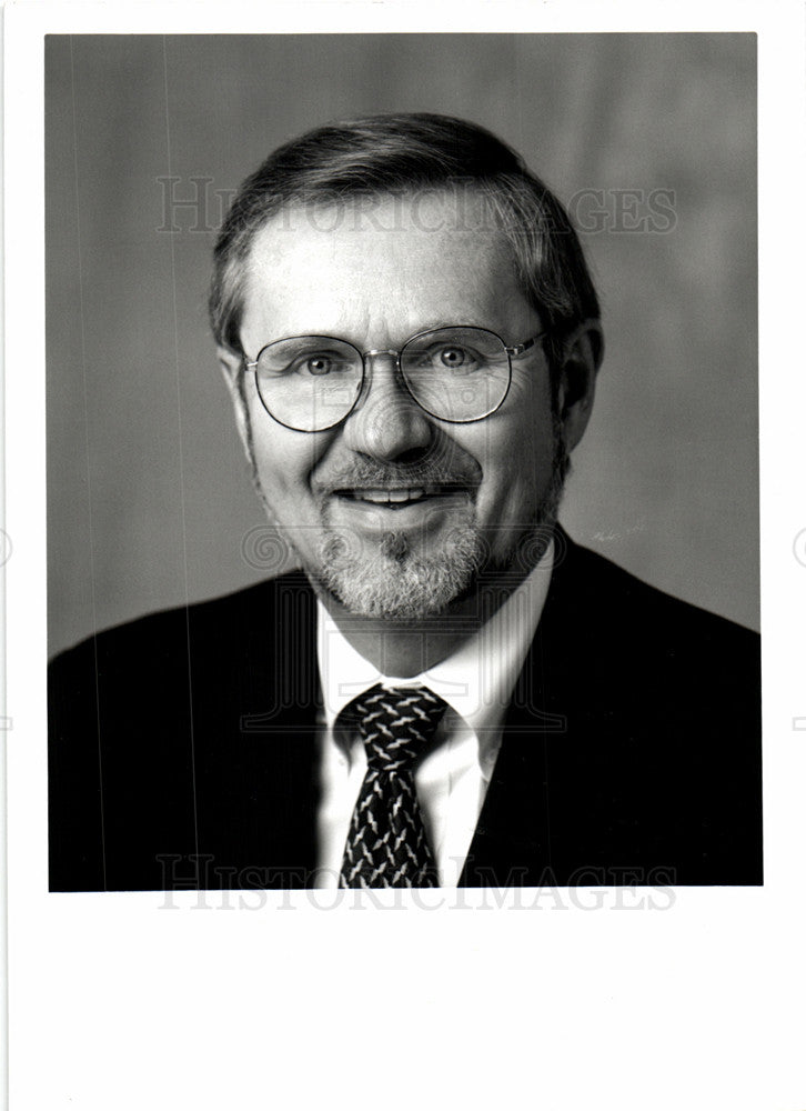1995 Press Photo David C. Hollister Mayor Lansing MI - Historic Images