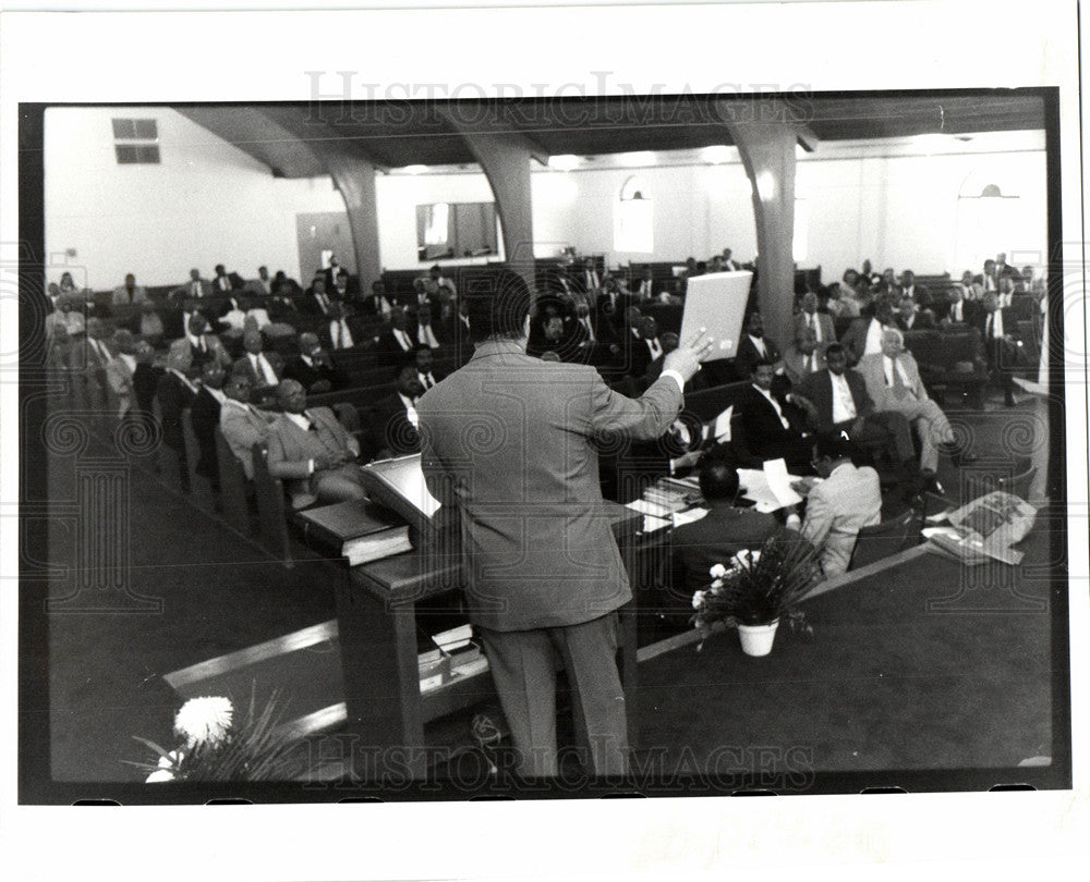 1993 Press Photo Holley Baptists - Historic Images