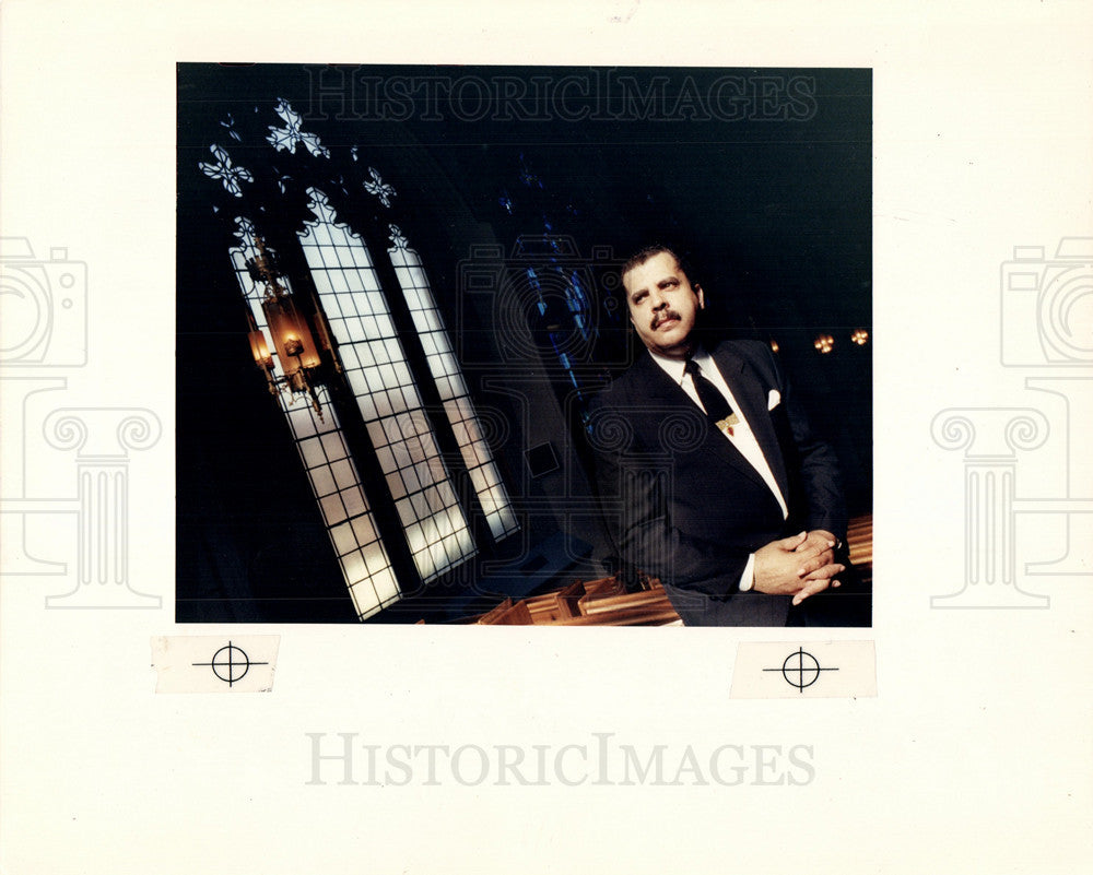 Press Photo James J. Holley Little Rock Baptist - Historic Images