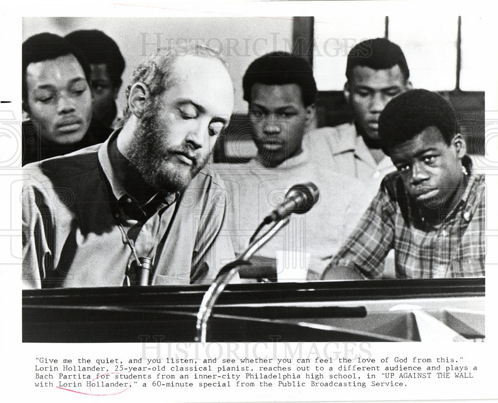 Press Photo Lorin Hollander classical pianist - Historic Images