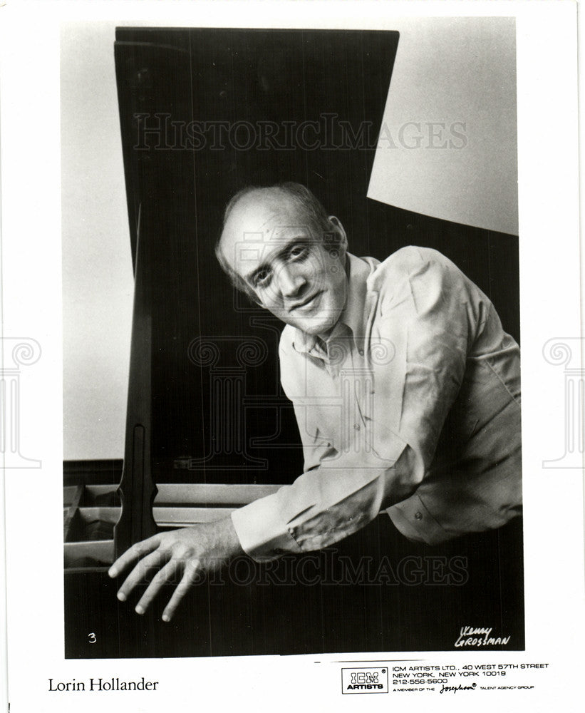 1993 Press Photo Lorin Hollander Pianist Educator - Historic Images