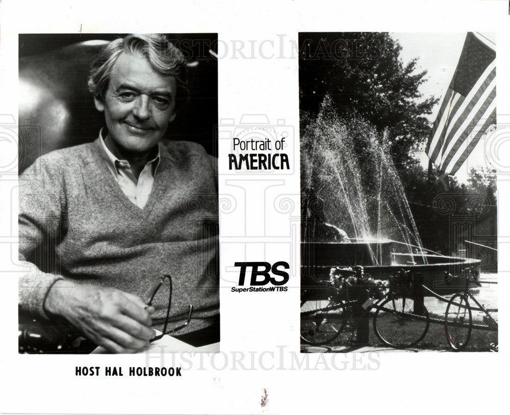 1984 Press Photo Hal Holbrook Portrait of America - Historic Images