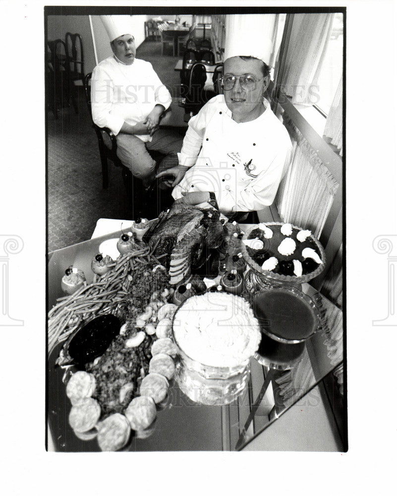 1992 Press Photo Ron Hokanson omni executive chef - Historic Images