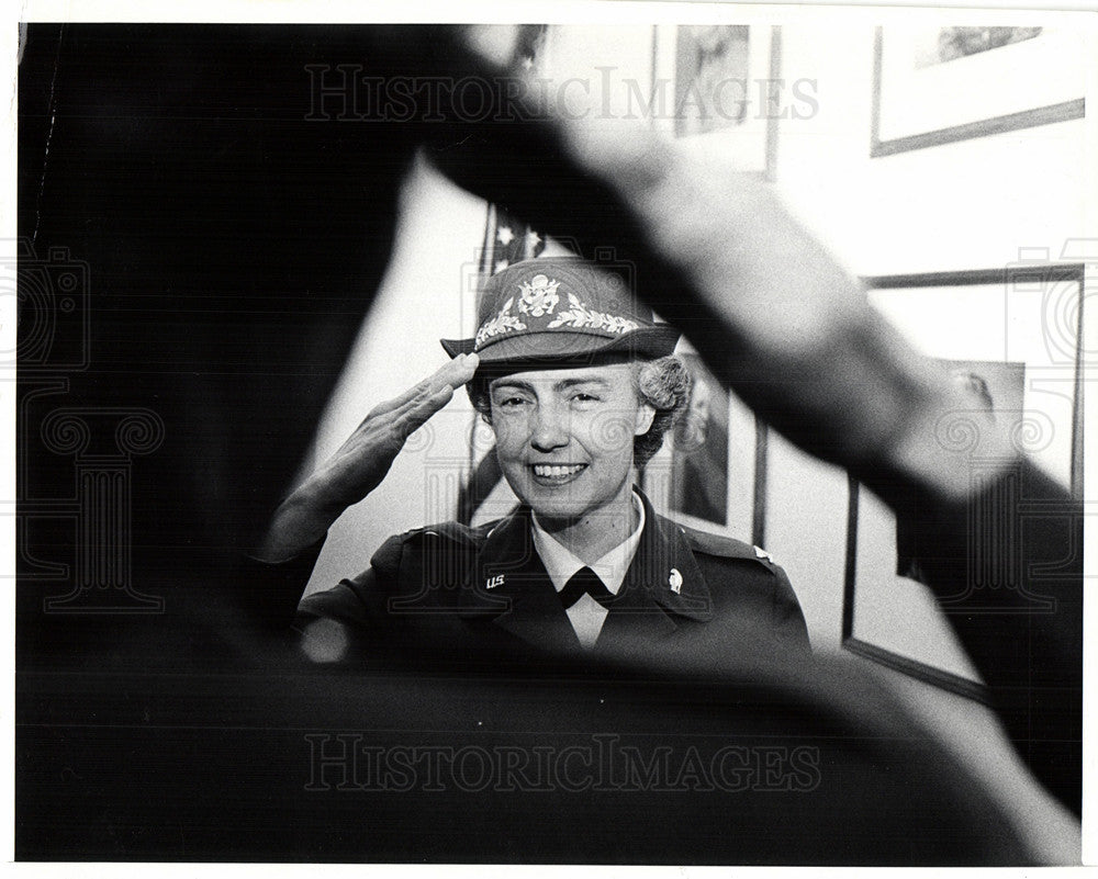 1970 Press Photo Elizabeth Hoisington U.S. Army general - Historic Images