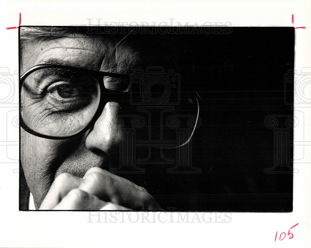 1988 Press Photo William Hoglund GM Vice-President - Historic Images