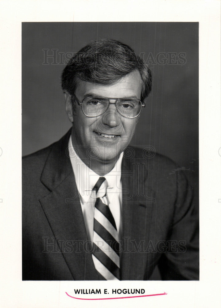 1988 Press Photo William Hoglund Saturn General Motors - Historic Images