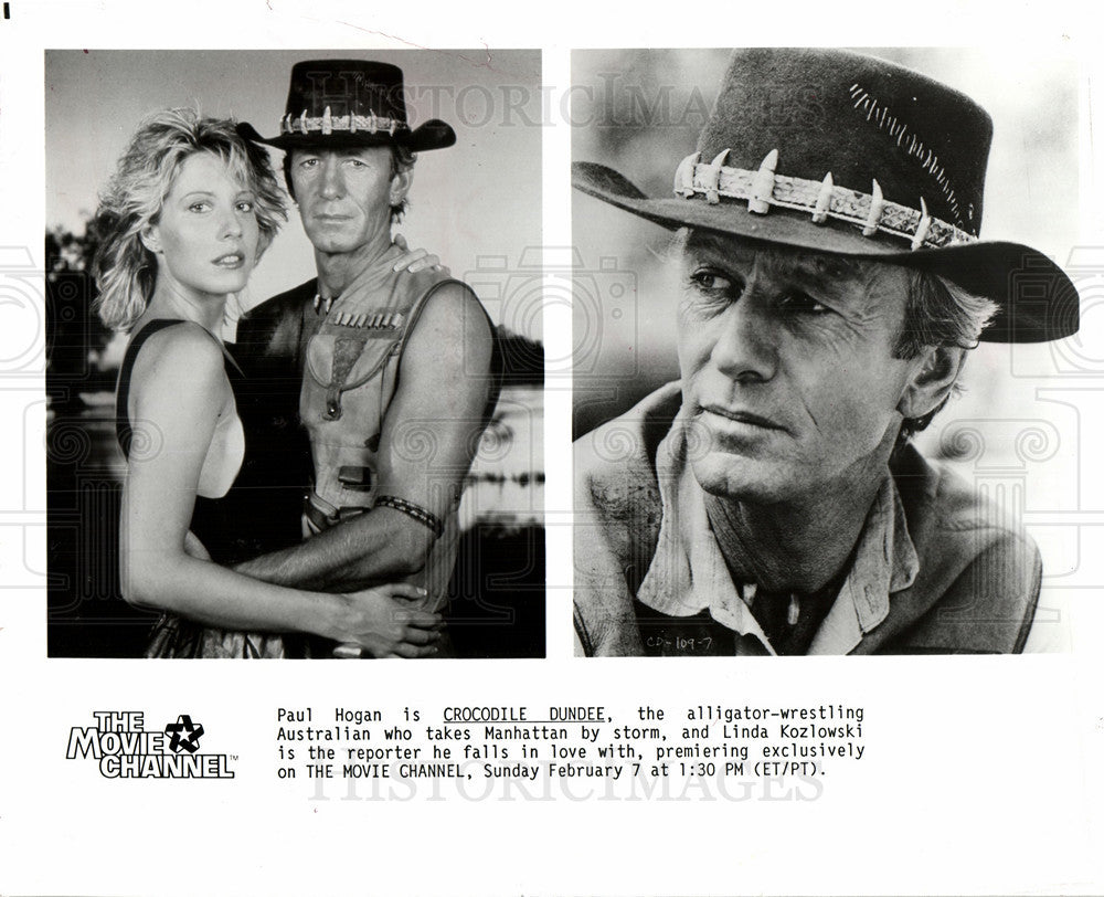 1988 Press Photo Paul Hogan Australian actor - Historic Images