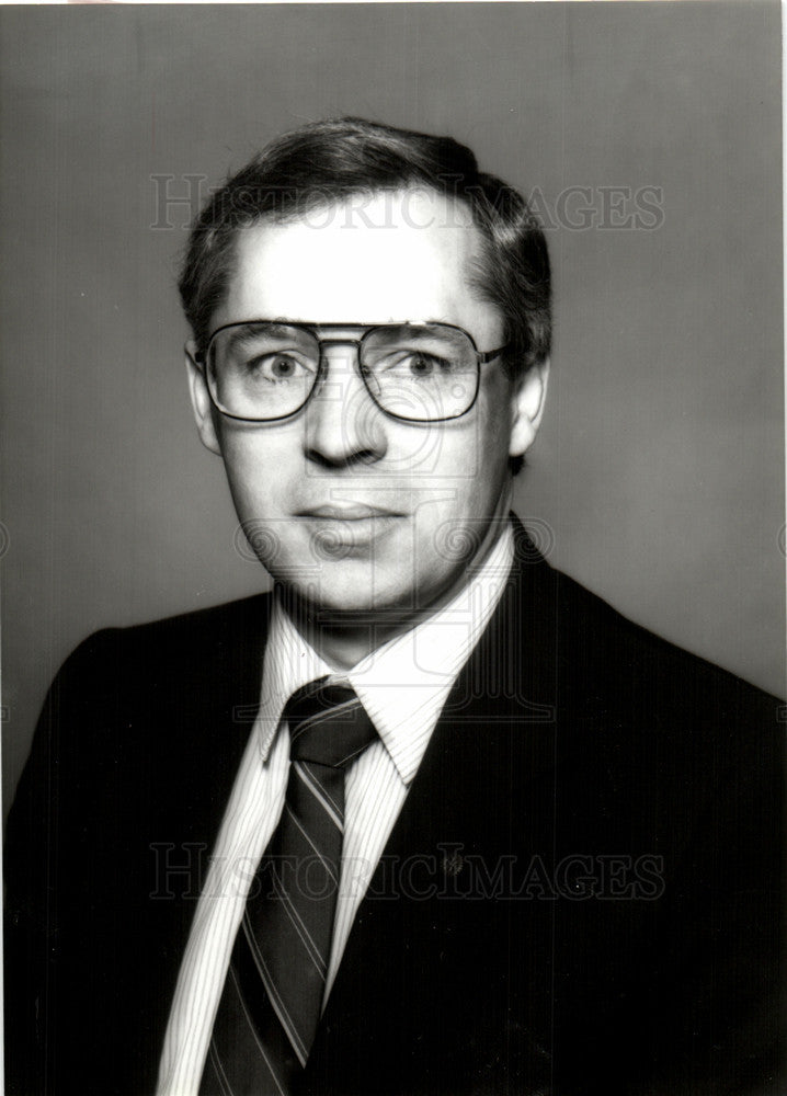 1989 Press Photo David Hoffman Chairman nuclear design - Historic Images