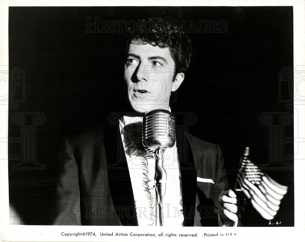 1975 Press Photo Dustin Hoffman American Actor Theatre - Historic Images