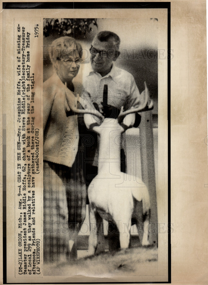 Press Photo Teamster president James Riddle Hoffa - Historic Images