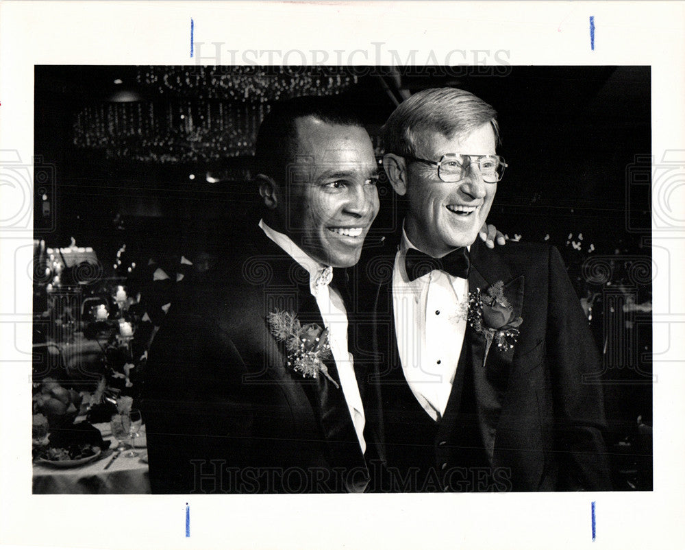 1989 Press Photo Boxer Sugar Ray Leonard - Historic Images