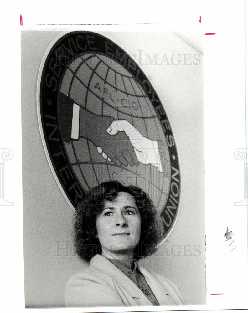 1990 Press Photo Linda Holt Health Care Worker - Historic Images