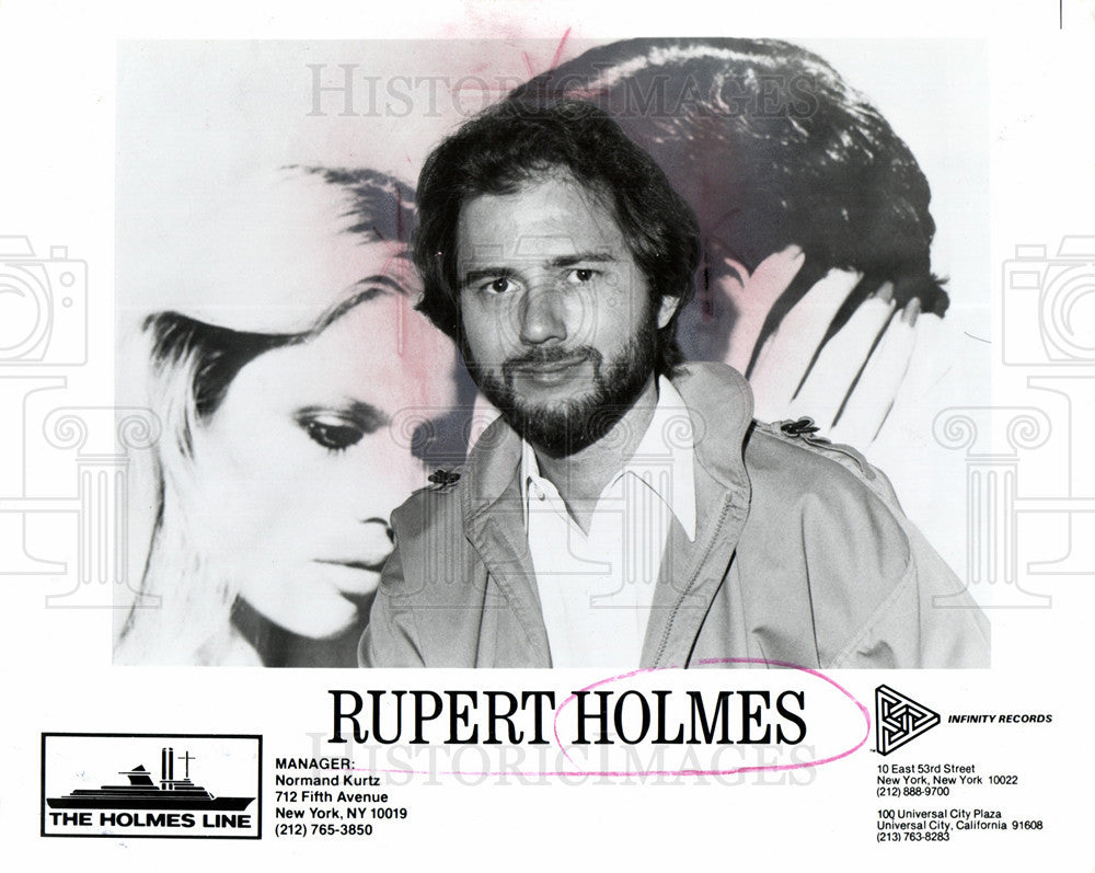 1991 Press Photo Rupert Holmes Song Writer - Historic Images