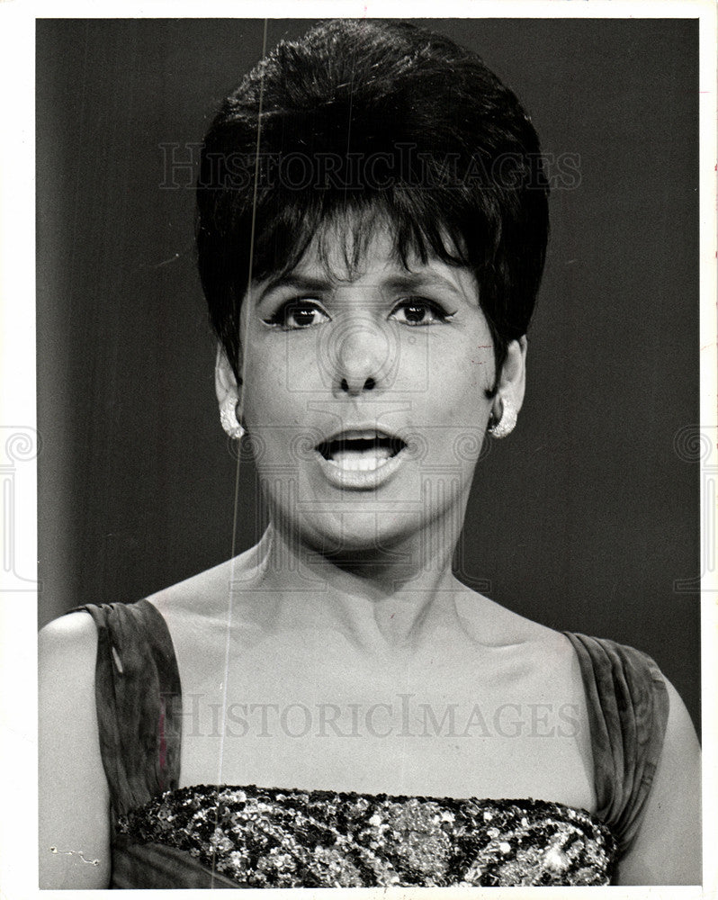 1967 Press Photo Lena Horne Singer Actress Dancer - Historic Images