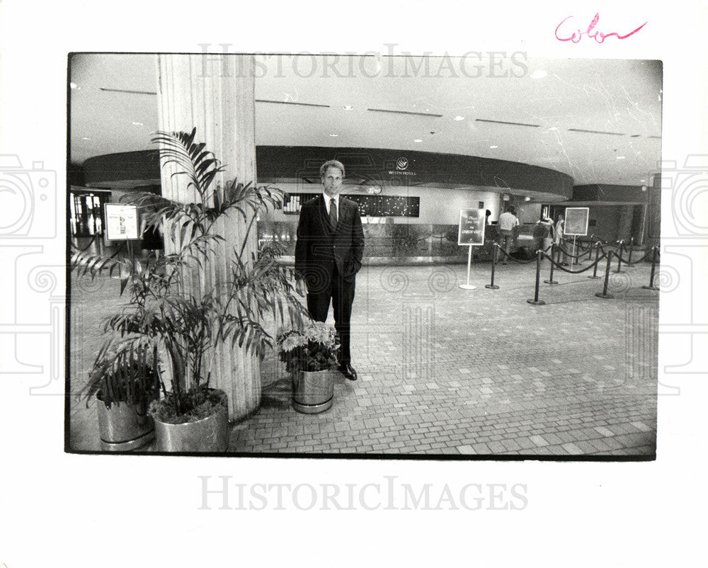 1985 Press Photo stephen horn, politician - Historic Images