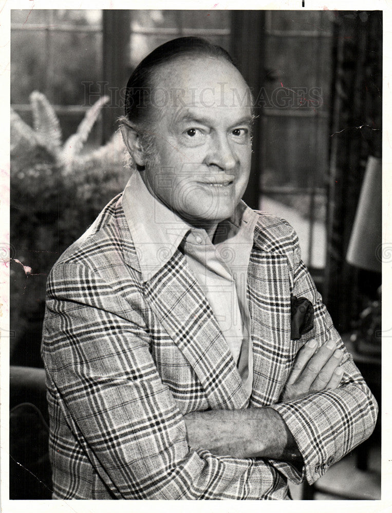 1980 Press Photo Bob Hope American comedian and actor - Historic Images