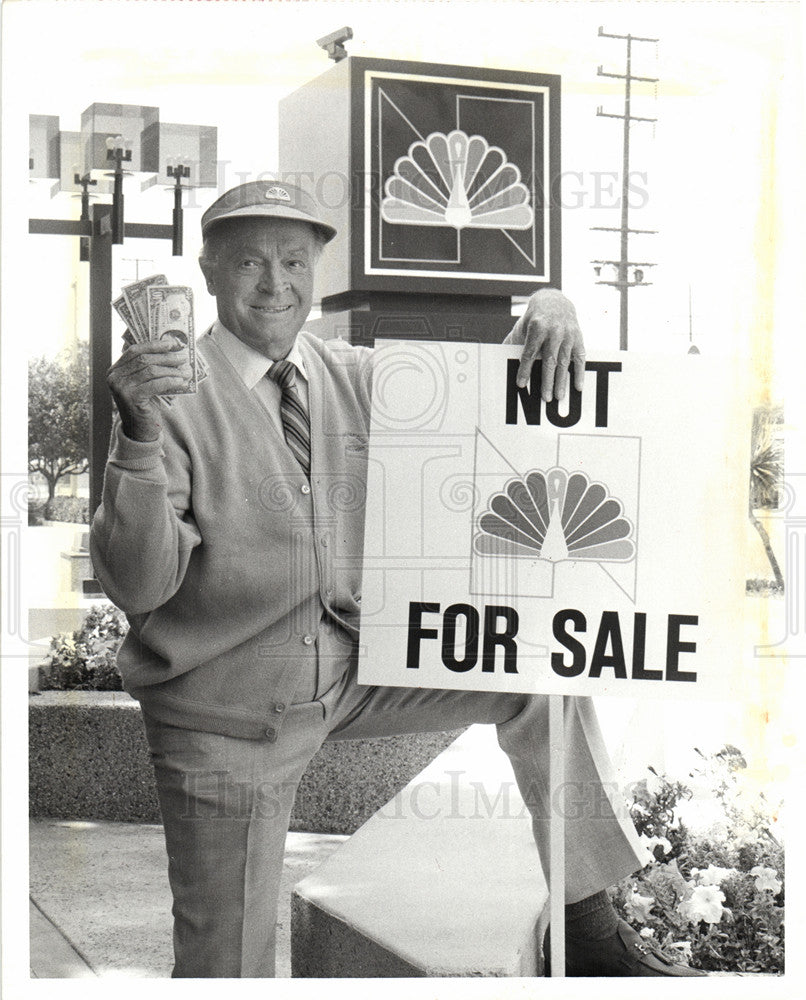 1985 Press Photo bob hope comedian birthday show NBC - Historic Images