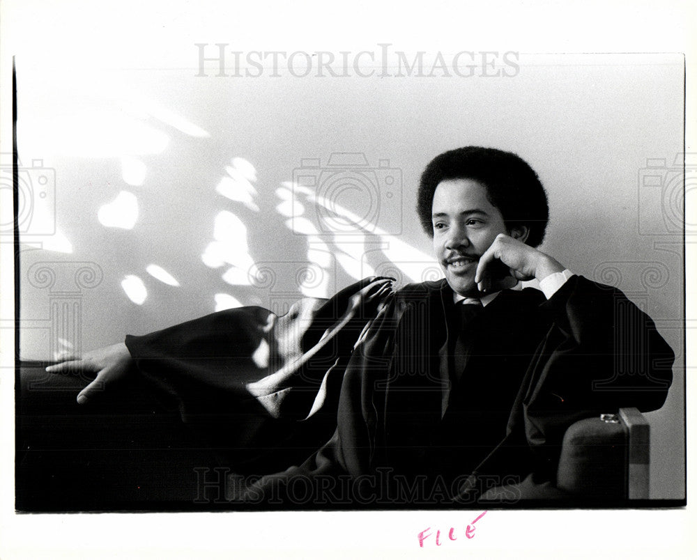1989 Press Photo Rev N. Hood - Historic Images