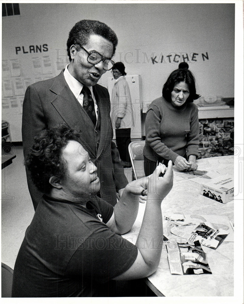 1980 Press Photo Rev. Hood City Councilman - Historic Images