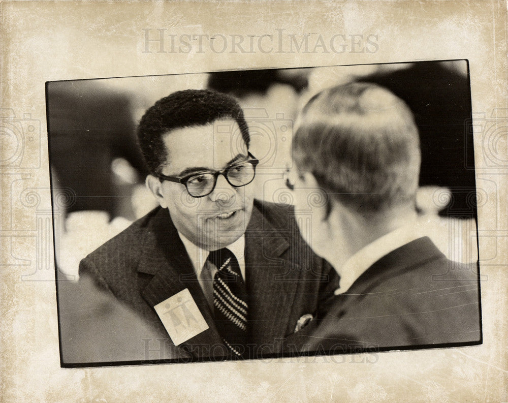 1971 Press Photo Detroit Nicholas Hood City Council - Historic Images