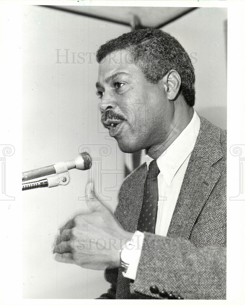 1985 Press Photo Gov. Blanchard, governer - Historic Images