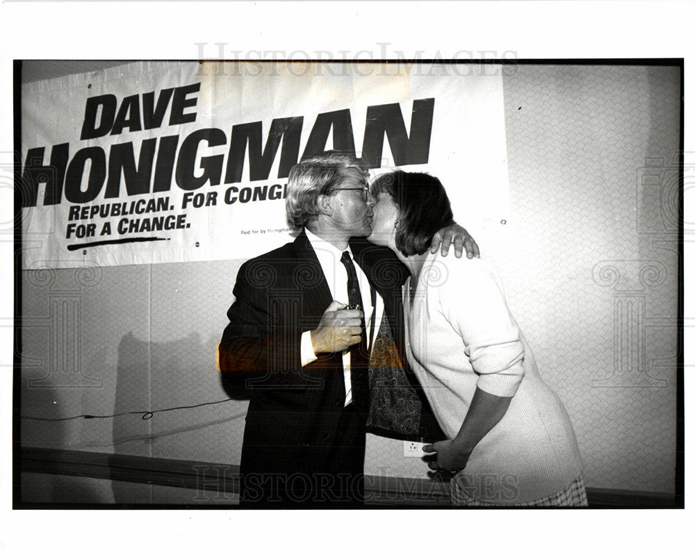 1992 Press Photo Dave Honigman Senator Republican - Historic Images