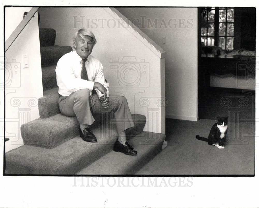 1989 Press Photo David Honigman Oakland GOP Chairman - Historic Images