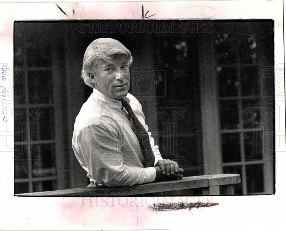 1992 Press Photo David Honigman Michigan State Senator - Historic Images