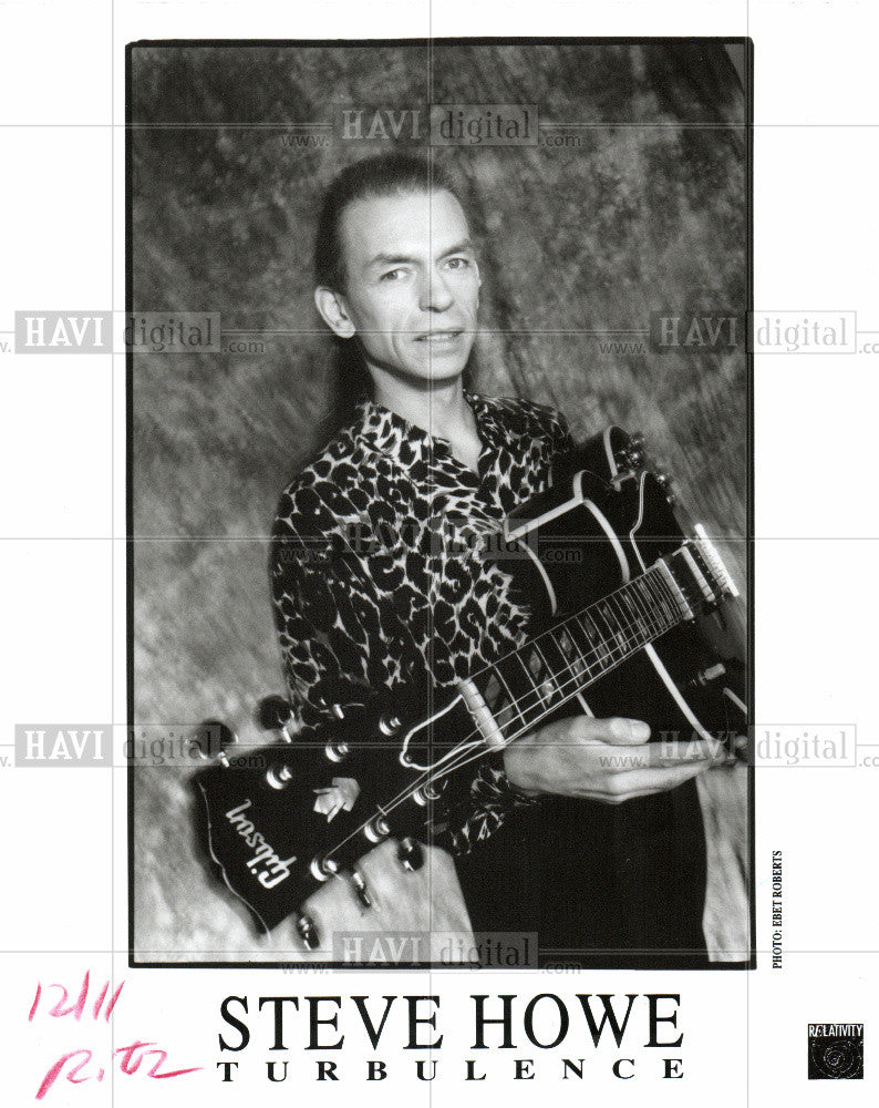 1993 Press Photo Steve Howe English guitarist - Historic Images