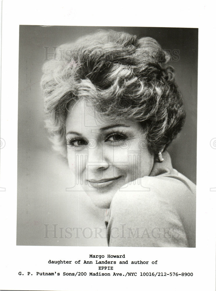 1982 Press Photo Margo Howard Author Eppie Ann Landers - Historic Images