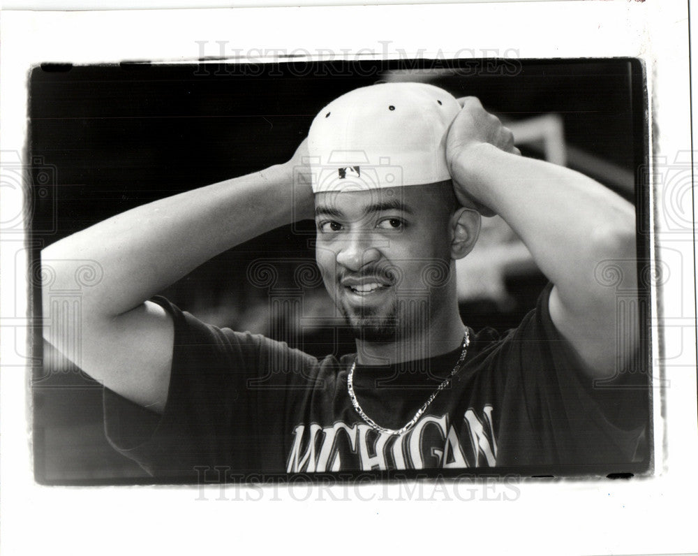 1992 Press Photo Juwan Howard American NBA Bullets - Historic Images