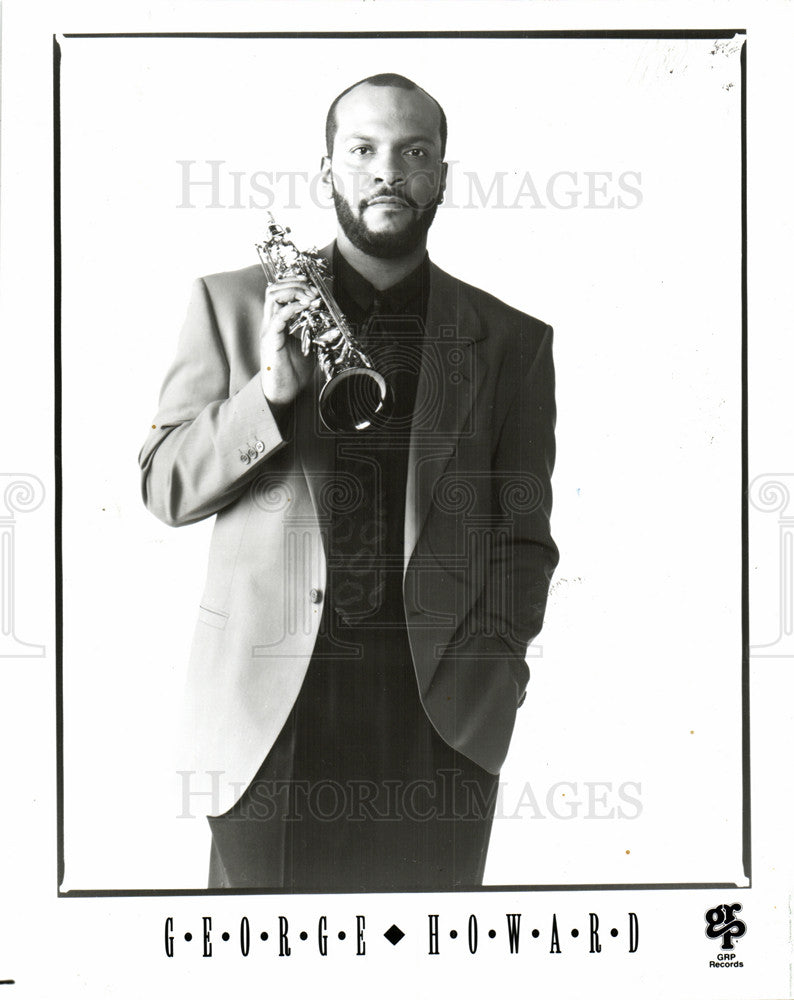 1992 Press Photo George Howard Jazz soprano saxophonist - Historic Images