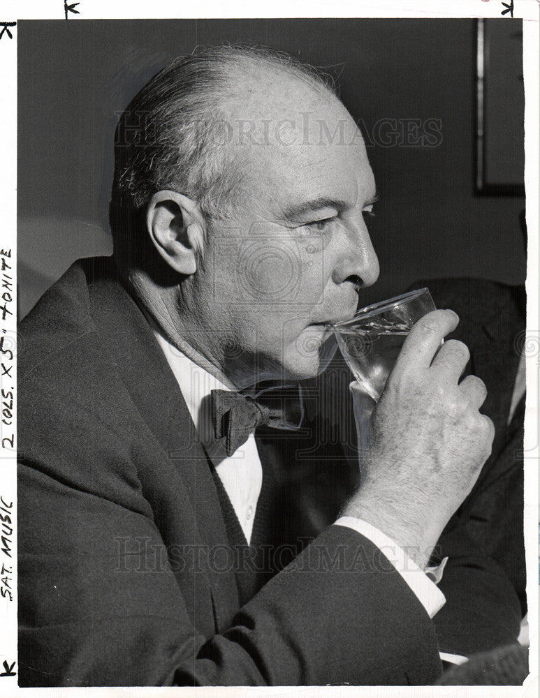 1958 Press Photo John Houseman American actor and film - Historic Images