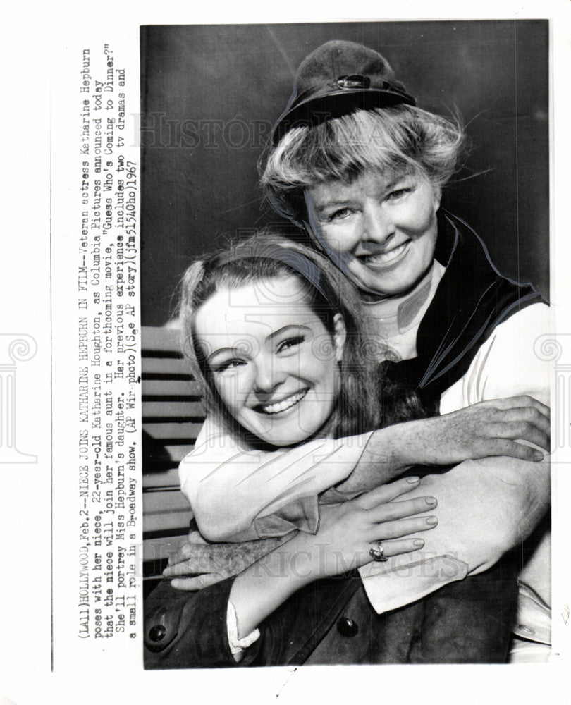 1967, Katharine Hepburn Houghton movie Historic Images