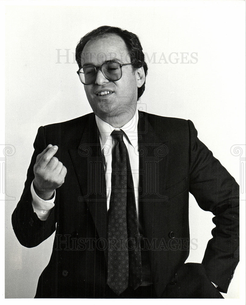 1985 Press Photo David Horowitz Author - Historic Images