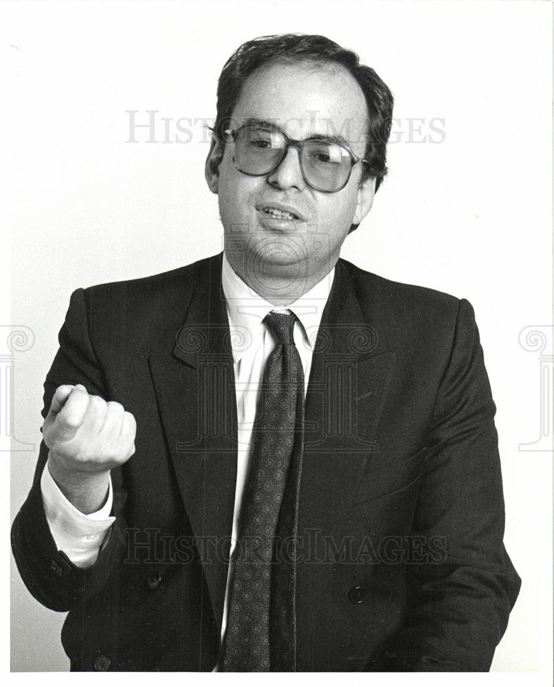 1985 Press Photo  David Horowitz Author - Historic Images