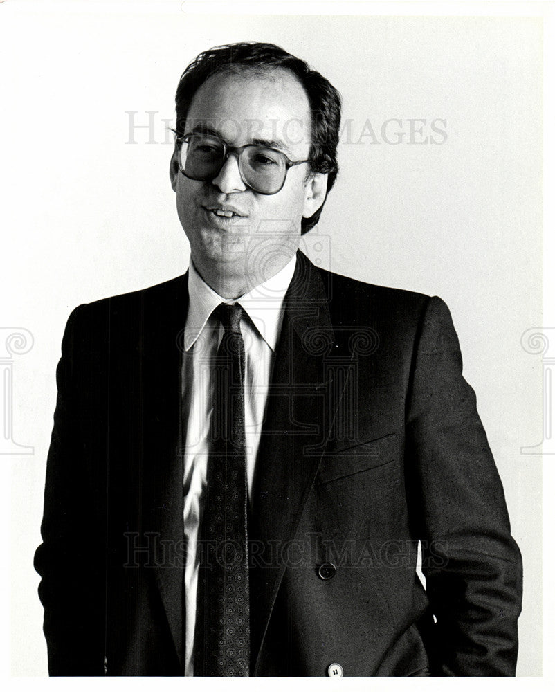 1985 Press Photo  David Horowitz Author - Historic Images