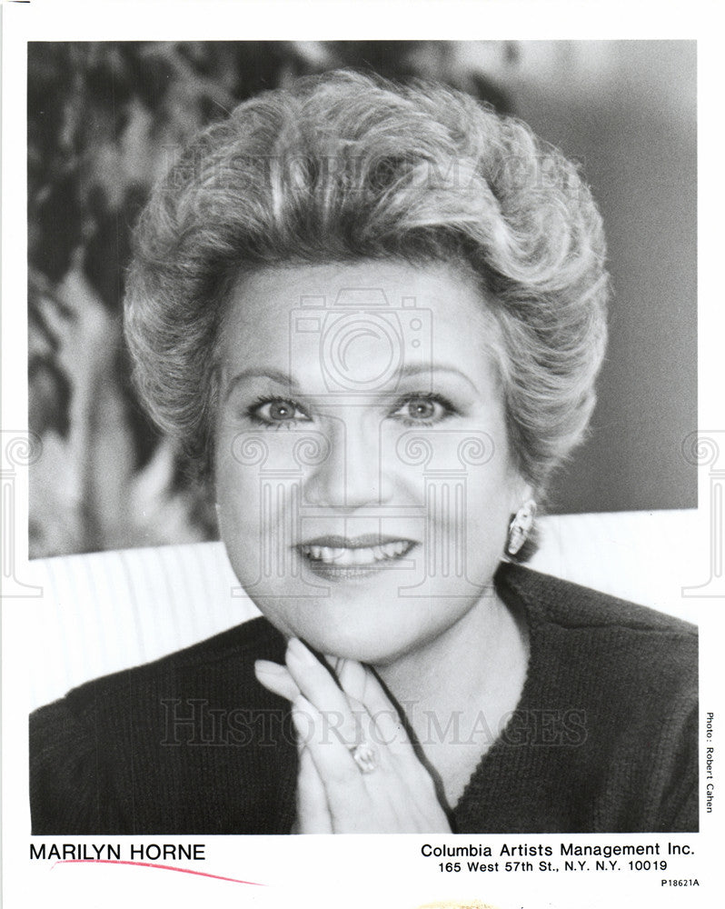 1989 Press Photo Marilyn Horne American opera singer - Historic Images
