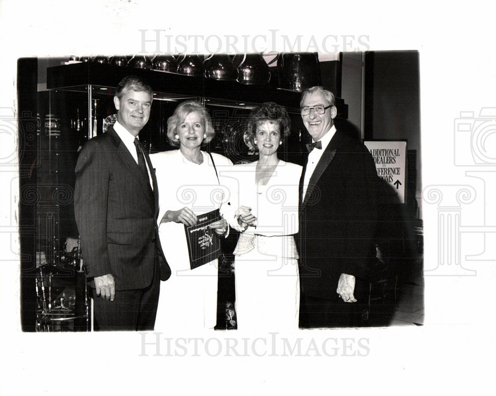 1988 Press Photo Joe Jean Hudson Linda Dick Kughn - Historic Images