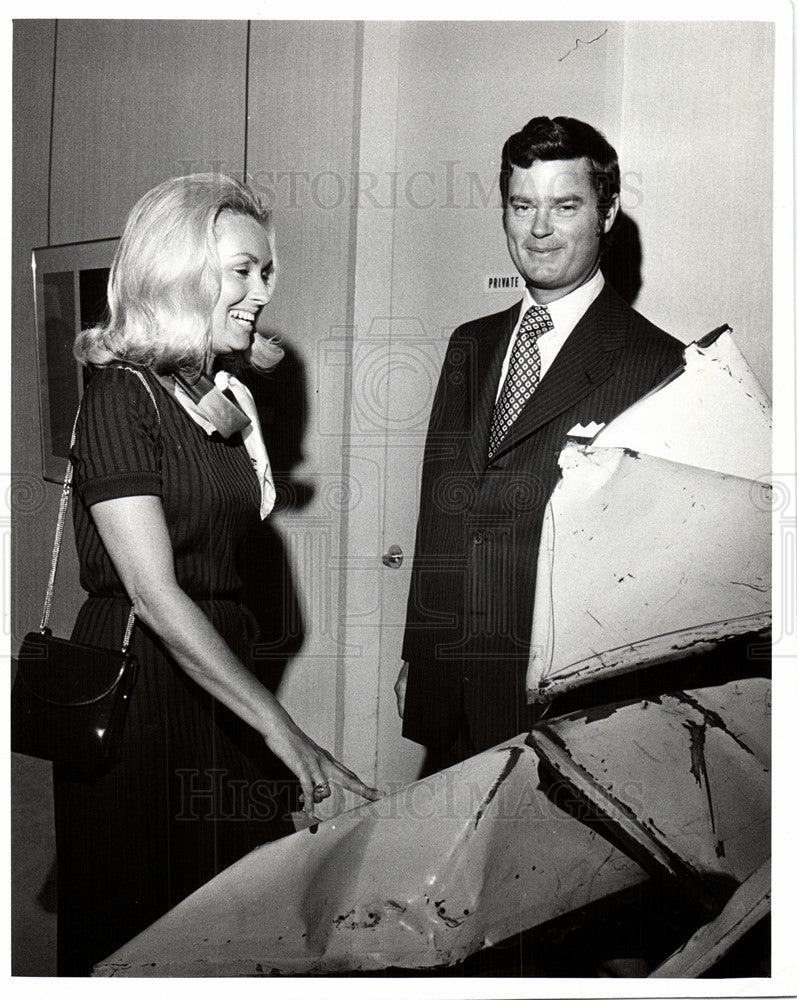 1972 Press Photo Joseph Hudson Chairman Dayton Michigan - Historic Images