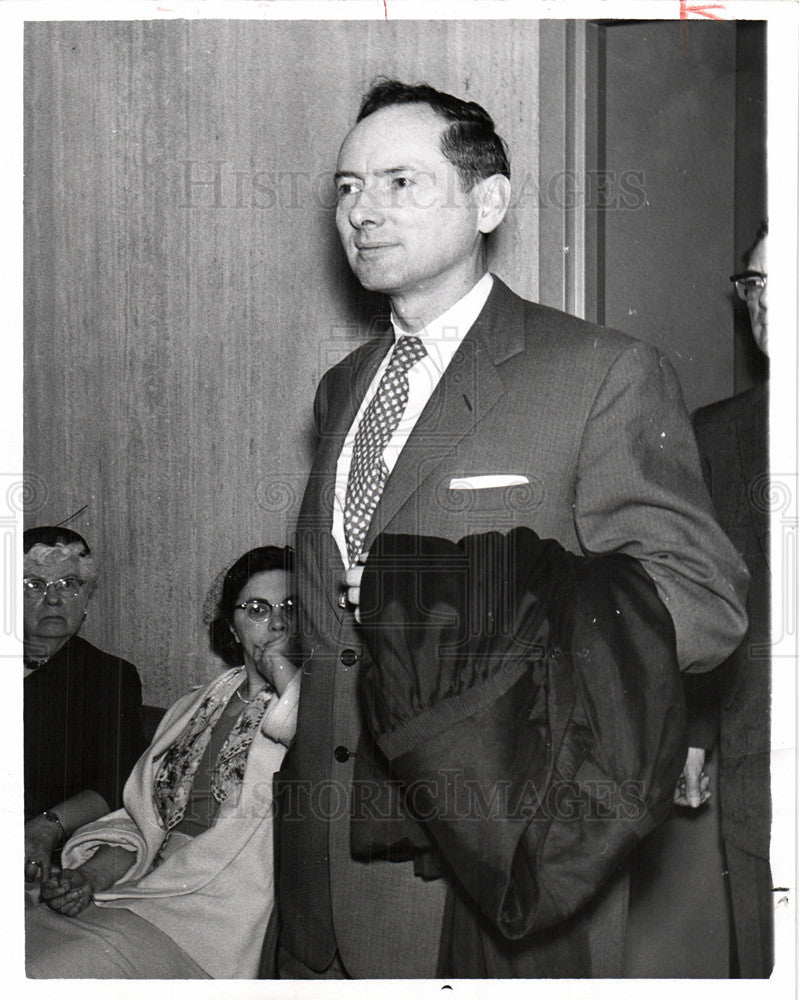 1958 Press Photo Judge Eugene Snow Huff - Historic Images