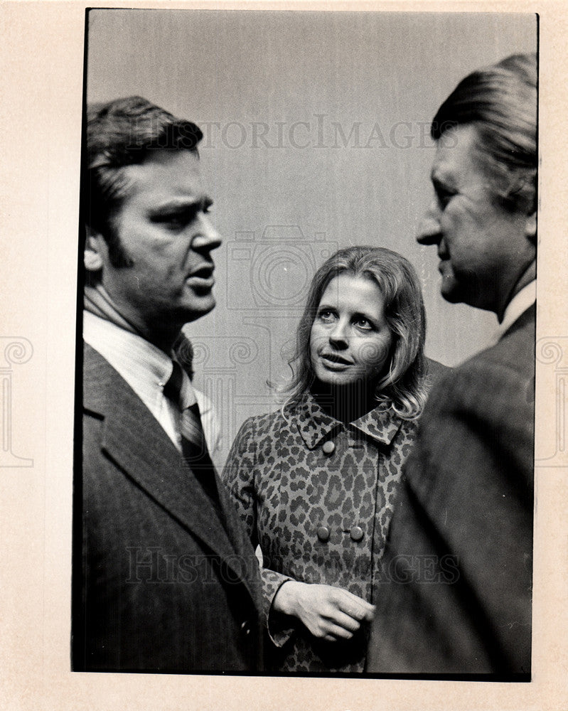 Press Photo Joseph L Hudson Jr John C Emery Jr - Historic Images