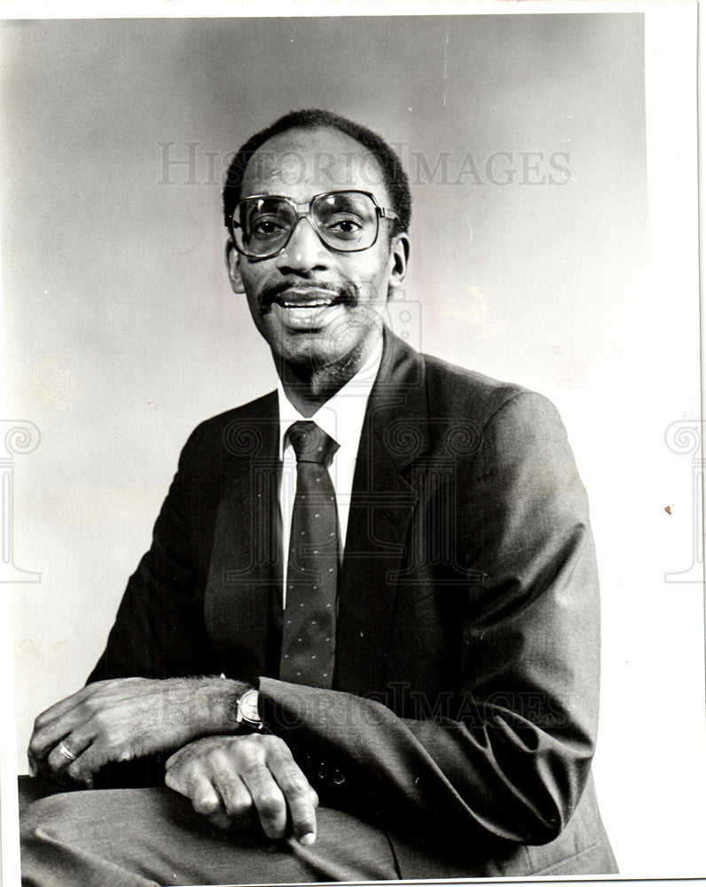 1986 Press Photo Gerald Hudson  Lawyer - Historic Images