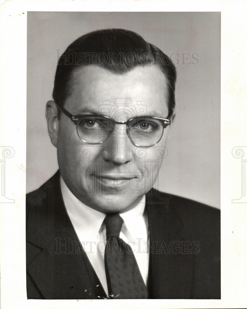 1959 Press Photo Robert J. Huber Michigan politics Troy - Historic Images