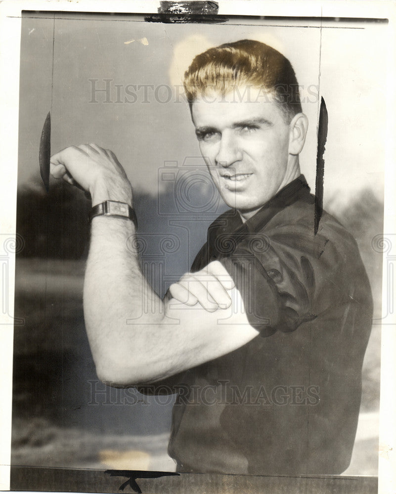 1939 Press Photo Carl Hubbell New York Giant lefthander - Historic Images