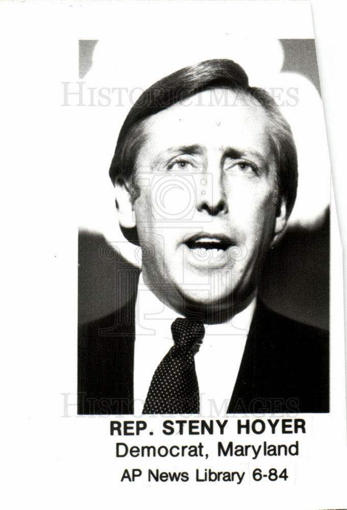 1984 Press Photo Steny Hoyer U.S Representative - Historic Images