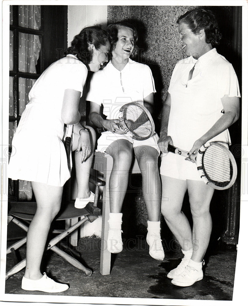 1940 Press Photo Jean Hoxie Tennis player - Historic Images