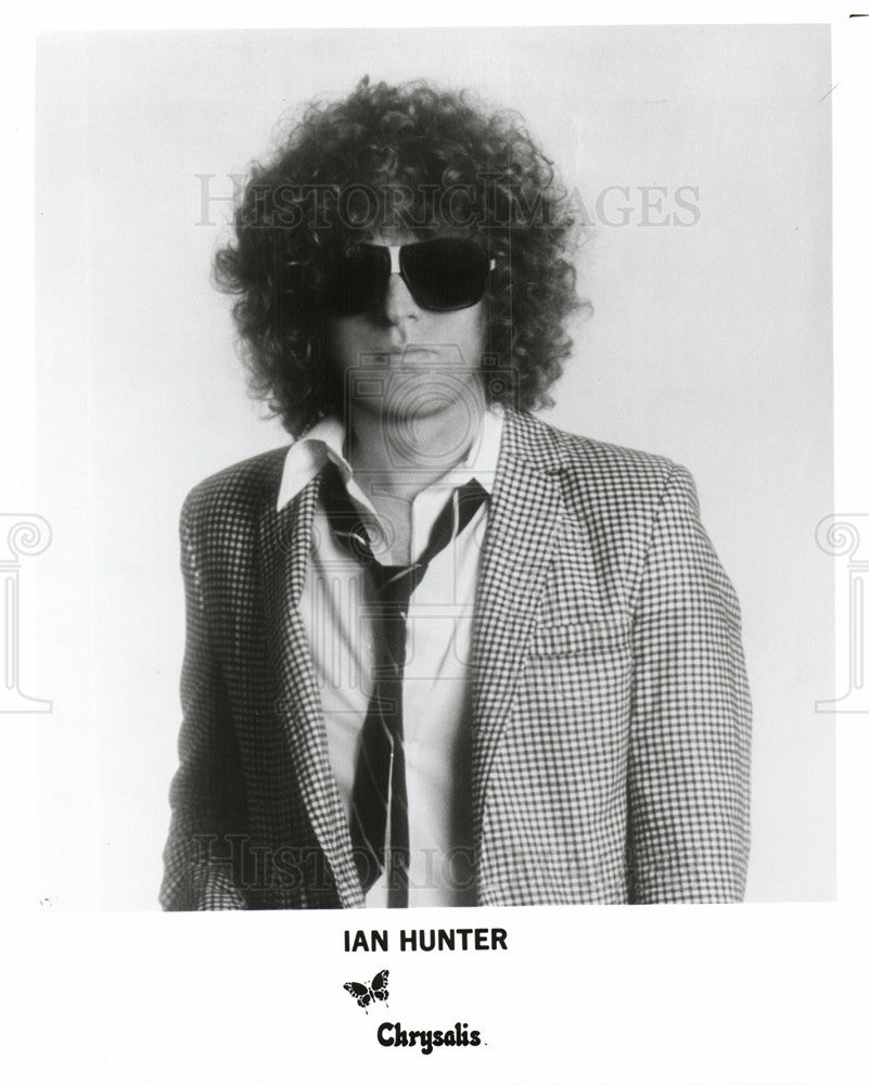 1981 Press Photo Ian Hunter Singer - Historic Images